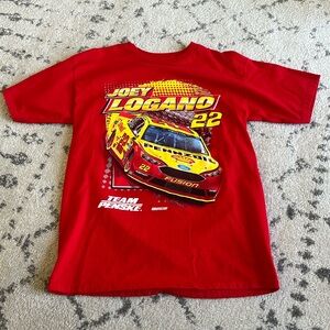 nascar joey logano 22 racing tee shirt